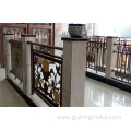 Top terrace windows protective staircase handrails